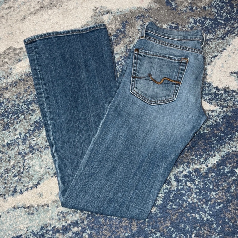 7 for all mankind light wash jeans